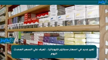 تغير جديد في أسعار سجائر كليوباترا.. تعرف على السعر المحدث اليوم